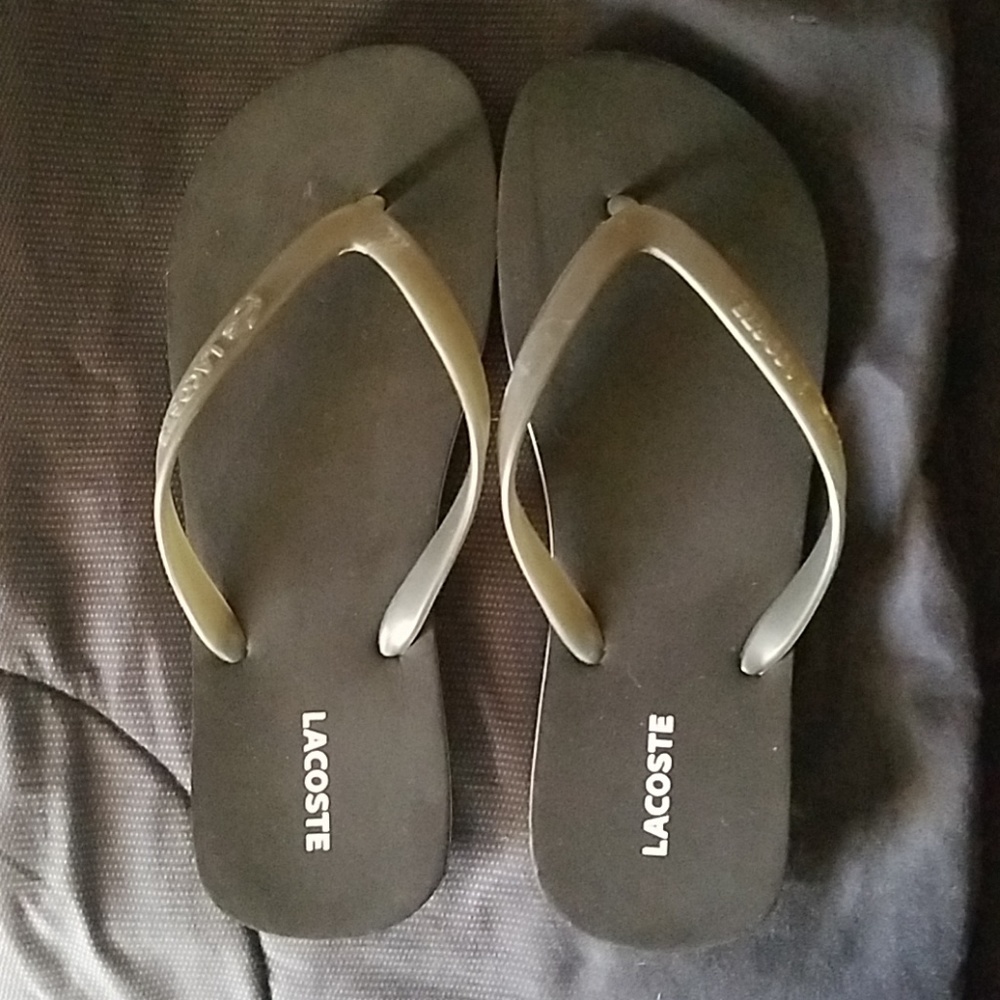 Lacoste flip flops